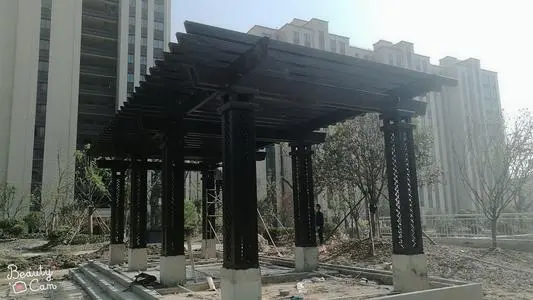 BNH-8E型号 铁艺景观廊架加工案例