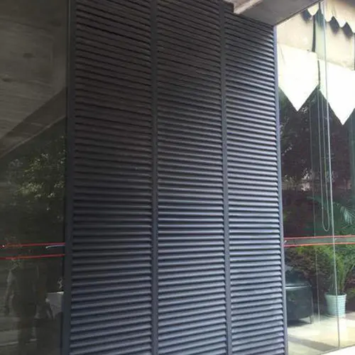 DE-FSA型号 铁艺百叶窗案例
